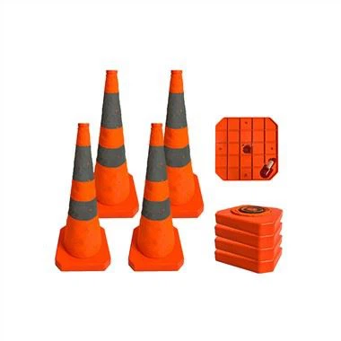 Con reflectorizant pliabil cu lumină LED