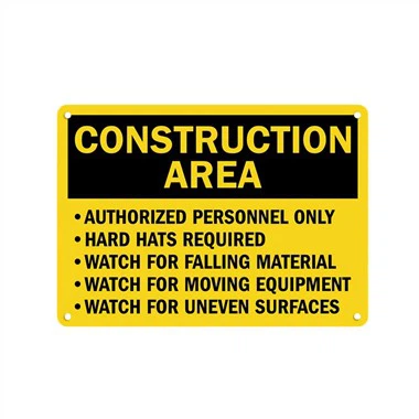 Semn de siguranță pentru zona de construcție de atenție